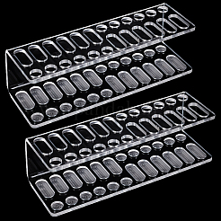 Transparent Acrylic Test Tube Stand&nbsp;AJEW-WH0314-539