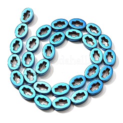 Electroplated Synthetic Non-magnetic Hematite Beads Strands&nbsp;G-L613-Z01-03A