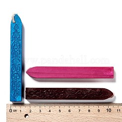 芯コード付きワックスシーリングスティック  レトロなビンテージワックスシーリングスタンプ用  ミックスカラー  90x11.5x10mm  18色  1pc /カラー  18個/セット&nbsp;DIY-X0099-13