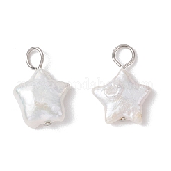 3Pcs 3 Styles Natural Keshi Pearl Pendants&nbsp;PALLOY-JF04242