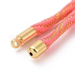Nylon Cord Silder Bracelets&nbsp;MAK-C003-03G-05