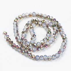 Electroplate Glass Beads Strands&nbsp;EGLA-A034-J4mm-R04