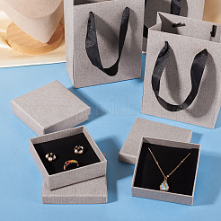 3Pcs Square Paper Jewelry Display Cases&nbsp;CON-TA0001-39D-02