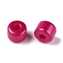 Baking Paint Pearlized Glass Seed Beads&nbsp;SEED-T008-03O