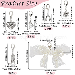 17Pcs 6 Styles Alloy Martin Boots Shoe Charms&nbsp;HJEW-GF0001-52