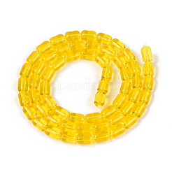Transparent Glass Beads Strands&nbsp;GLAA-T028-14T-02