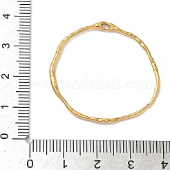 304ステンレスペンダント  ゴールドカラー  リング  33x34x1.5mm  穴：1.4mm&nbsp;LS-STAS-G373-02G-02