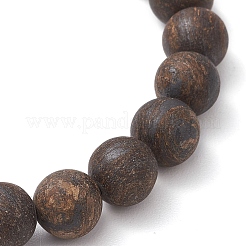 Natural Bronzite Round Beaded Stretch Bracelets for Women Men&nbsp;BJEW-JB11425