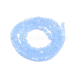 Transparent Imitation Jade Glass Beads Strands&nbsp;GLAA-N052-05A-B02