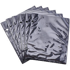 PVC楽譜アルバム  楽譜収納バッグ  長方形  ブラック  165x190x0.8mm  穴：8mm&nbsp;AJEW-WH20020-553B