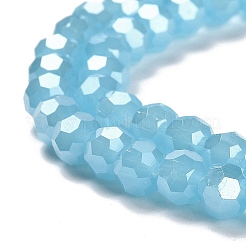 Electroplate Glass Beads Strands&nbsp;LS-EGLA-A035-J6mm-A04