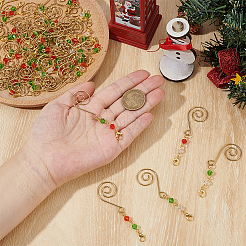 100Pcs 4 Styles Alloy Christmas Hook&nbsp;HJEW-WR00029