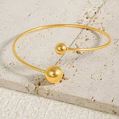 304 Stainless Steel Cuff Bangles&nbsp;JW3616-2