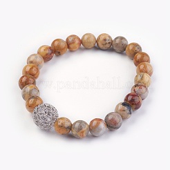 Natural Mixed Stone Stretch Bracelets&nbsp;BJEW-JB03943