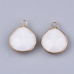 Natural White Jade Pendants&nbsp;G-S349-09B