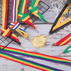 40Pcs 8 Style Polyester Ribbon Medal Strap&nbsp;AJEW-GA0003-61