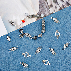 60Pcs 3 Styles Tibetan Style Alloy Connector Charms&nbsp;FIND-FH0005-97
