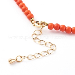 Natural Shell Initial Pendant Necklaces&nbsp;NJEW-JN03405