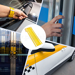PVC製車フードステッカー  粘着デカール  きいろ  1800x90x0.1mm&nbsp;DIY-WH0308-961A