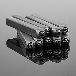 Iron Seal Stamps&nbsp;AJEW-L060-05