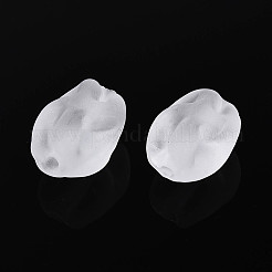 Frosted Handmade Lampwork Beads Strands&nbsp;LAMP-T023-28B