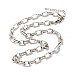 Brass Cable Chain Necklaces for Women&nbsp;NJEW-B157-10P