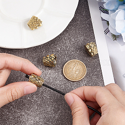 3Pcs Brass European Beads&nbsp;KK-NB0003-82B