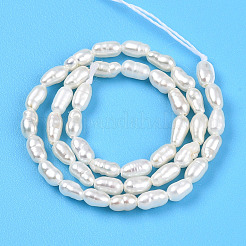 Natural Cultured Freshwater Pearl Beads Strands&nbsp;PEAR-N012-02Y-01