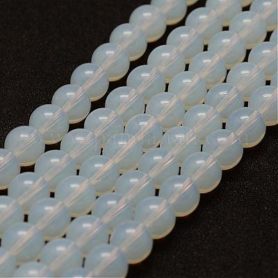 オパールビーズ連売り  ラウンド  8mm  穴：1mm  約47個/連  14.5~15インチ&nbsp;G-G687-30-8mm-1