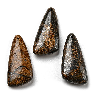 Natural Bronzite Pendants&nbsp;G-M405-09-04-1