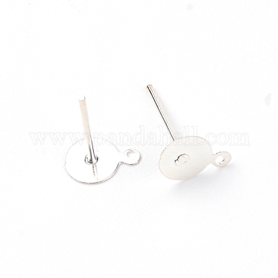 Iron Stud Earring Settings&nbsp;FIND-WH0072-93A-S-1
