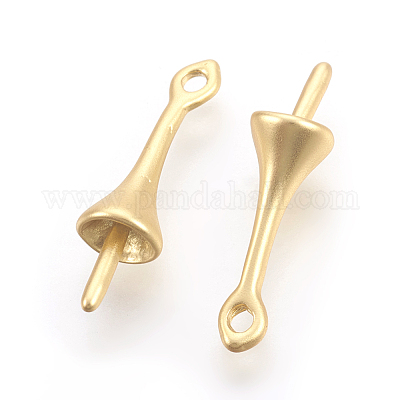 Brass Peg Bails Pendants&nbsp;KK-F744-01MG-NR-1