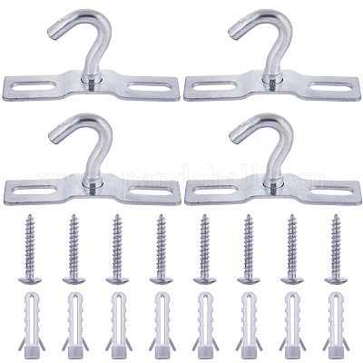 Iron Pad Eye Plate Ceiling Hooks&nbsp;AJEW-WH0038-62P-01-1
