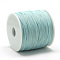 Polyester Threads, Chinese Knotting Cord, Pale Turquoise, 0.8mm, about 131.23~142.16 yards(120~130m)/roll