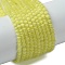 Cat Eye Beads Strands, Round, Yellow, 2mm, Hole: 0.5mm, about 192pcs/strand, 15.75''(40cm)