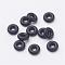 Black Rubber O Rings, Donut Spacer Beads, Fit European Clip Beads, about 6mm in diameter, 1.9mm thick, 2.2mm inner diameter