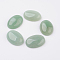 Natural Green Aventurine Flat Back Cabochons, Oval, 35x25x8mm