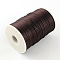 Polyester Cords, Satin Rattail Cord, Saddle Brown, 2mm, about 98.42 yards(90m)/roll