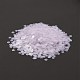 プラスチックスパンコール  縫製工芸品の装飾  ウサギの頭部  ラベンダー  4x4x0.2mm&nbsp;PVC-R024-04B-2