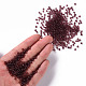 ガラスシードビーズ  トランスペアレント  ラウンド  淡いバイオレットレッド  8/0  3mm  穴：1mm  約2222個/100g&nbsp;X1-SEED-A004-3mm-16-4
