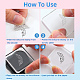 PVC Sakura Stamp&nbsp;DIY-WH0486-025-7