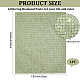 ラインストーンステッカー  長方形  ペリドット  240x200x1.7mm&nbsp;DIY-WH20048-003D-2