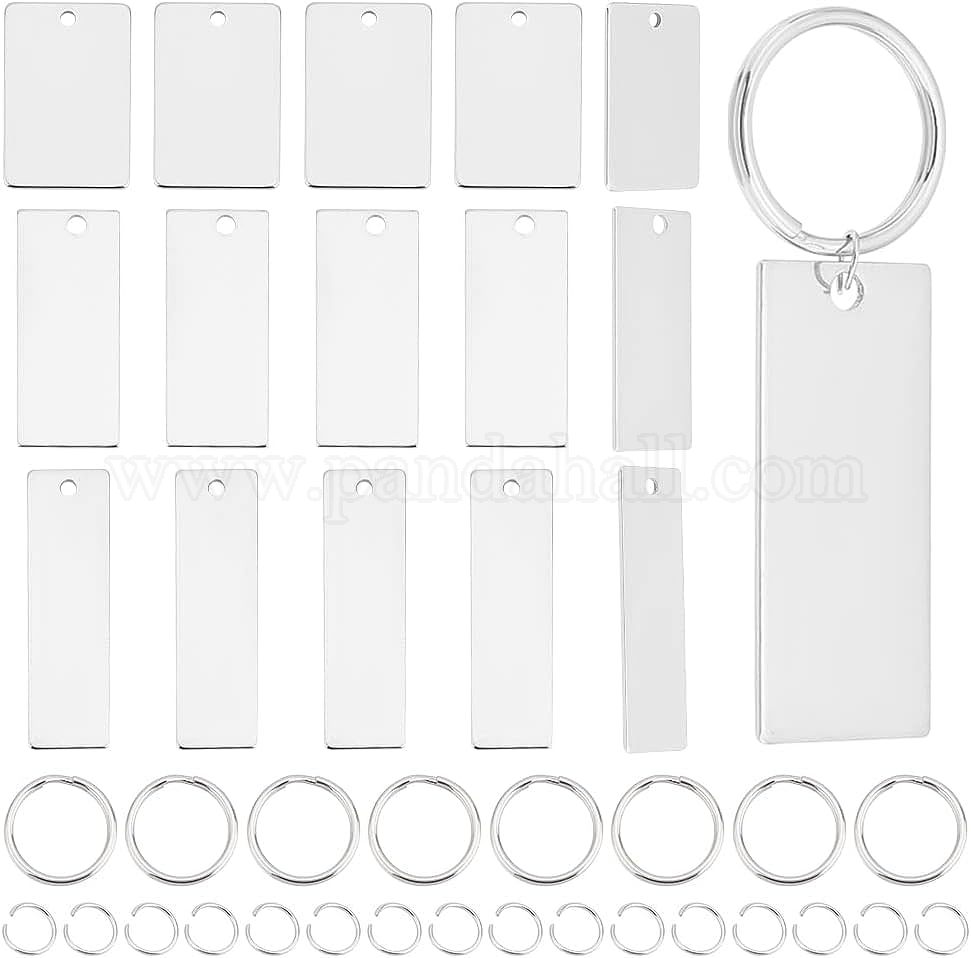 Wholesale DIY Stamping Blank Tag Keychain Making Kit - Pandahall.com