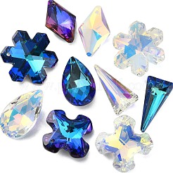 11Pcs K9 Glass Rhinestone Pendants&nbsp;GLAA-TZ0001-02