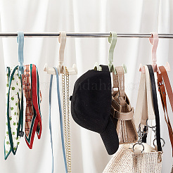 AHADEMAKER 8Pcs 4 Colors Plastic Multi-Function Bag Hangers&nbsp;AJEW-GA0005-61