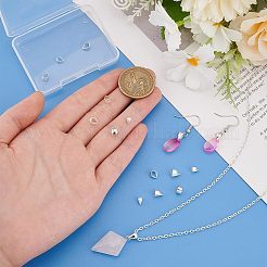 ベールに925スターリングシルバースナップ  未はんだ  銀  5~7x3~5x4~5mm  穴：4~6x3~4mm  5色  4個/カラー  20pc&nbsp;FIND-PH0021-79B