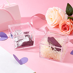4 Grids Transparent Plastic Gift Boxes&nbsp;LS-CON-WH0087-68A