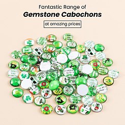 Glass Irish Cabochons&nbsp;GGLA-PH0006-01A