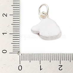 クリスマステーマの合金エナメルペンダント  丸カン付き  帽子  15x15x5mm  穴：5mm&nbsp;LS-FIND-I063-01D