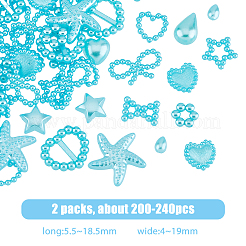 Plastic Cabochons&nbsp;MRMJ-HY0001-14B